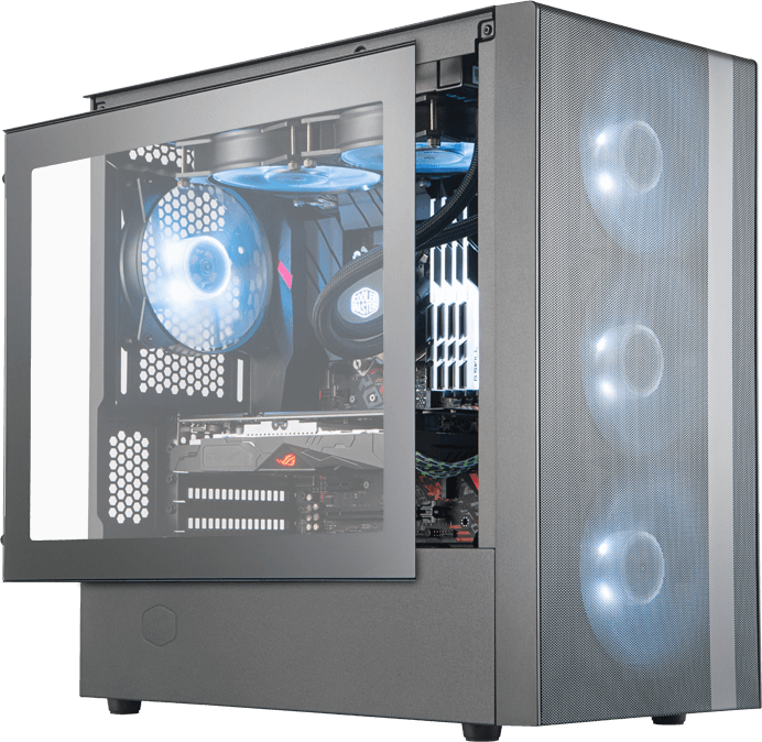 高度なストレージ拡張性を備えたPCケース「MasterBox NR600